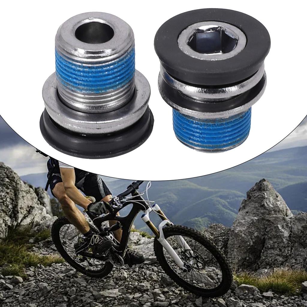 Cranksets 2*screw Cycling E-Bike M15 Electro Silvering Rustproof