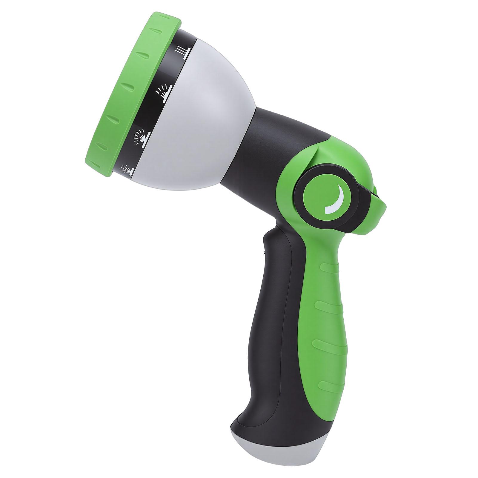 

Garden Hose Nozzle with 10 Spray Patterns Ergonomic Leak Proof High Pressure Water Hose Sprayer for Watering Plants