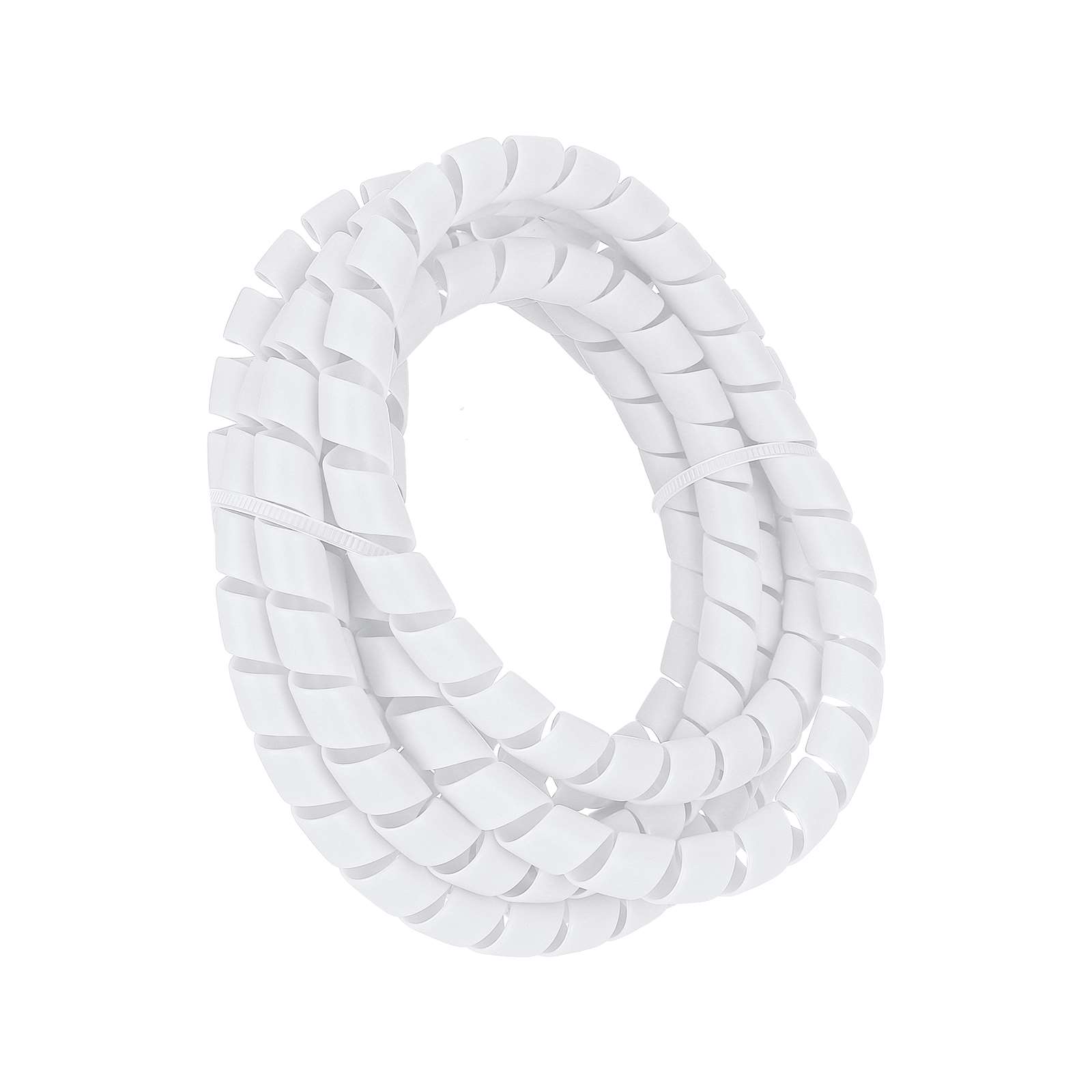 Shoemst White 8Mmx2m Spiral Cable Wrap Winding Wire Manager Electric Scooter Brake Cable Organizer Pp Wire Protective Sleeve Cover