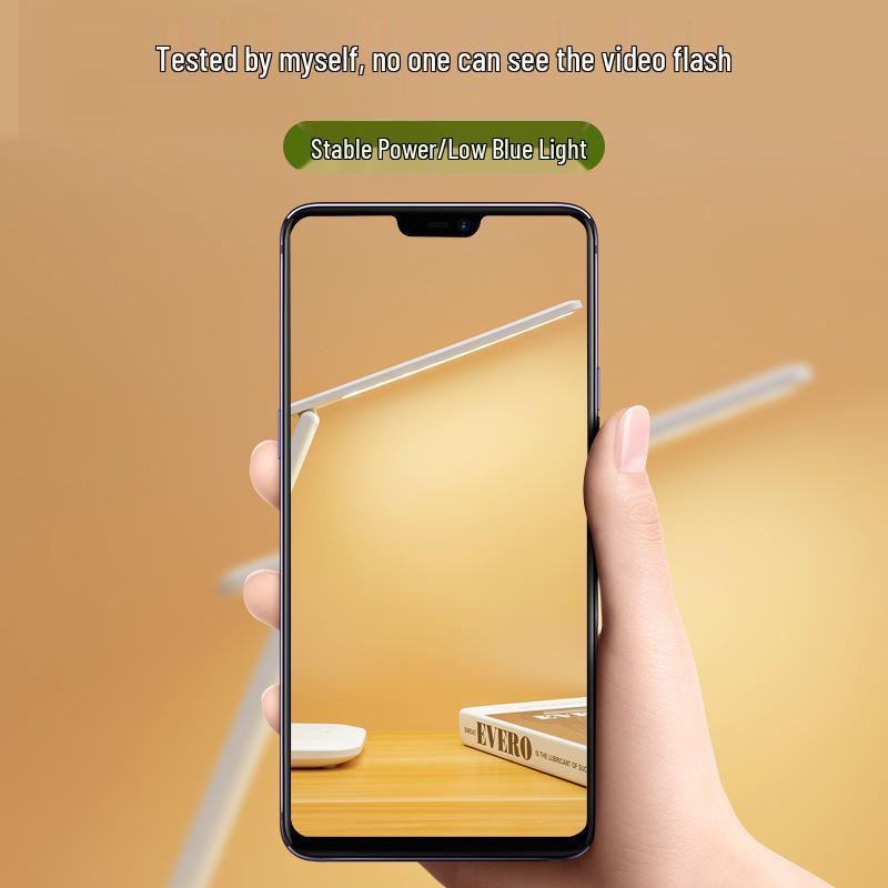 LED Folding Eye-Protection Desk Lamp, USB Night Light for Students, Bedroom, Dorm, and Reading
