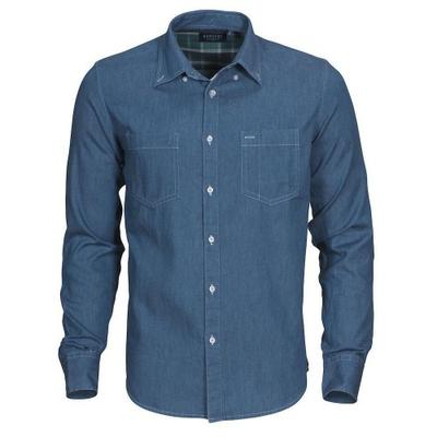 James Harvest Heren Jupiter denimlook overhemd