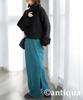 Antiqua Fringe Knit Long One Size Black Women's Top, Sleeve, ESA-00183, 05,