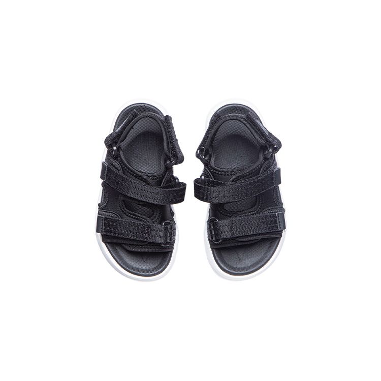 Li Ning Coca Sports Sandals Kids Footwear Black YKKR008-1