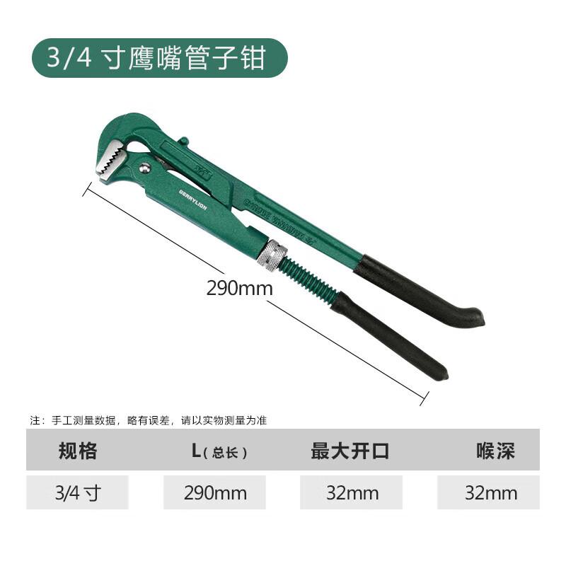 Berry Lion Eagle Beak Pipe Wrench