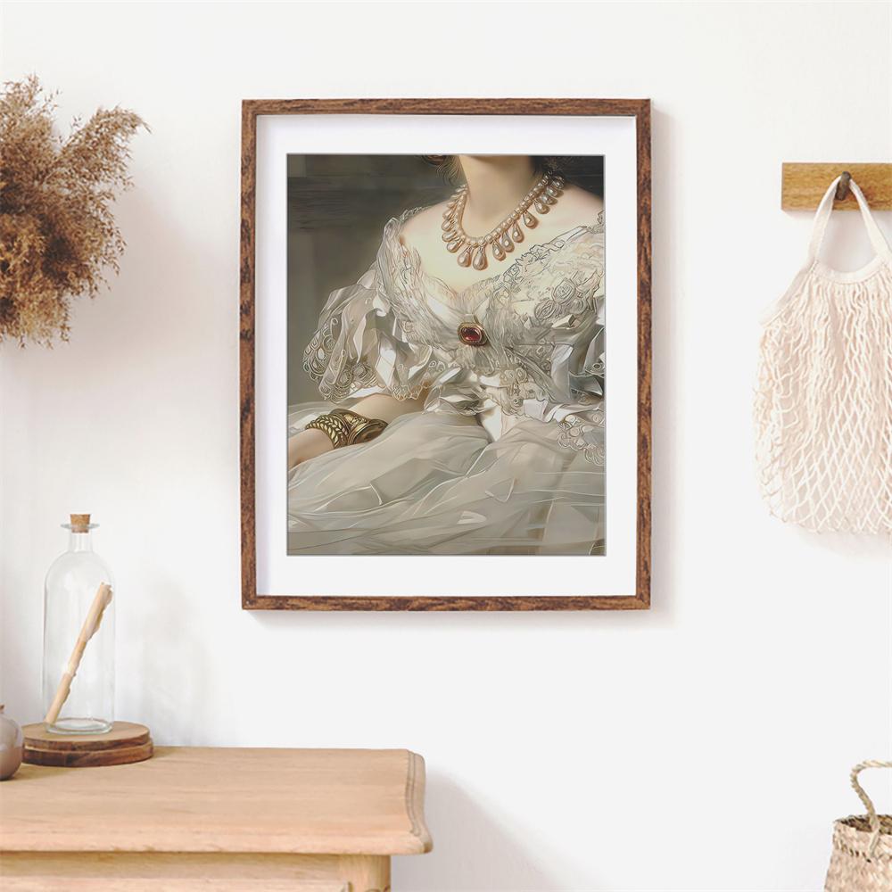 

Жіночий портрет Принти Бароко Мистецтво Плакат Змінене мистецтво Жіноче настінне мистецтво Картина на полотні Максималістичний принт Галерея Декорація стін 21x30 No Frame