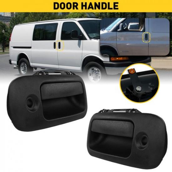 Наружная ручка двери передняя левая+правая сторона Для Chevy 1996-09 Express GMC Savana