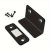 2Pcs Self-adhesive Latch L-type Invisible Strong Magnetic Steel Catch Latch Door Suction Cabinet Cupboard Closer Home Hardware