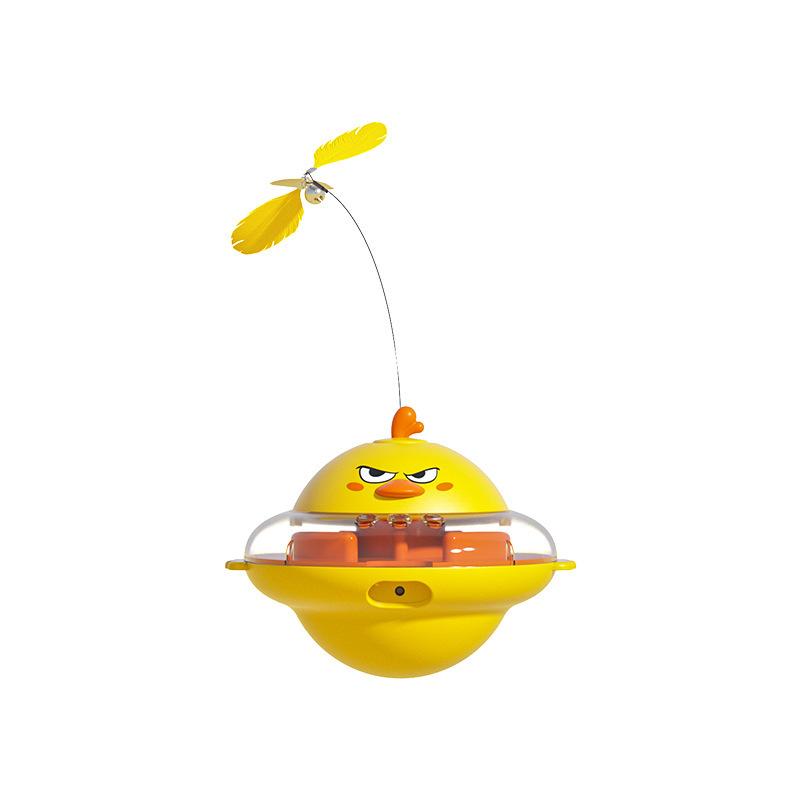 Cat Toy Intelligent Rotating Little Bird Feeding Toy Laser Toying for Cats Sound-producing Cat Toy