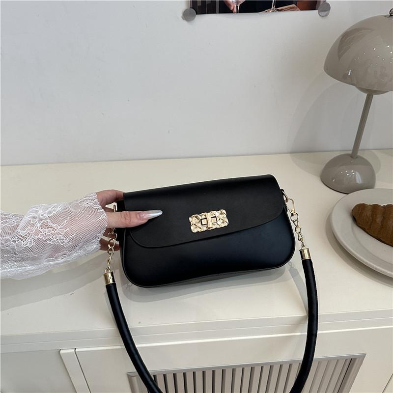 

Light luxury simple foreign style niche armpit bag women s solid color autumn new versatile texture temperament premium shoulder bag чорний