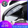 Para Alfa Romeo 2 Peças Sobrancelha de Chuva Transparente Para Retrovisor de Carro Para Alfa Romeo 159 147 156 166 Giulietta Giulia Mito Stelvio Br