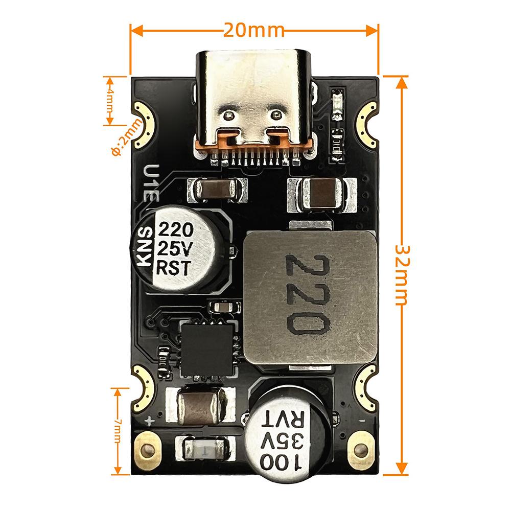 3pcs PD 65W Fast Charging Module Type-C Interface Supports PD3.1 QC3.0 SCP PPS Fast Charging