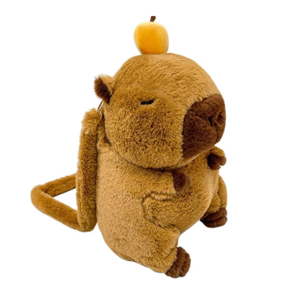 

Смішний рюкзак Capybara. Сумка через плече. Нова сумка 35cm помаранчевий