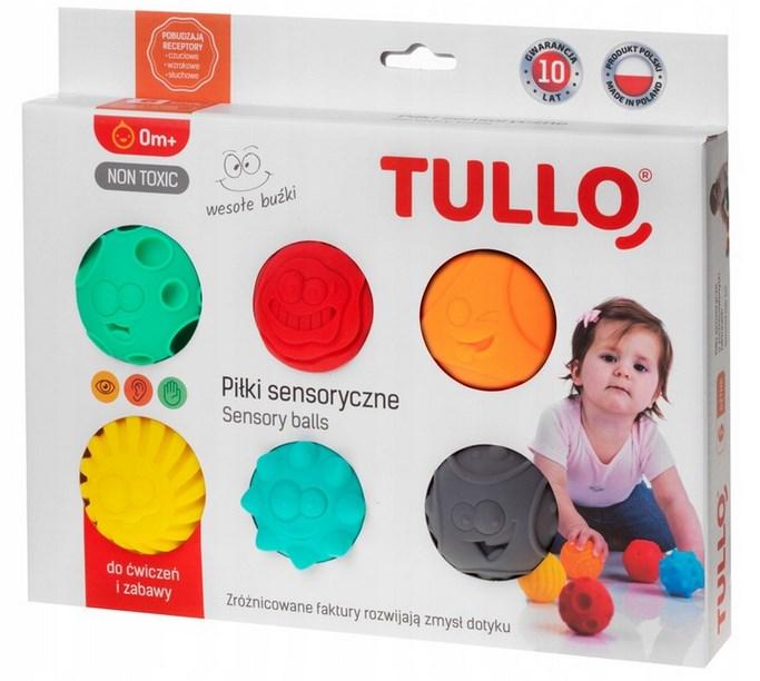 PIŁKI SENSORYCZNE BUŹKI 6SZT. 4620