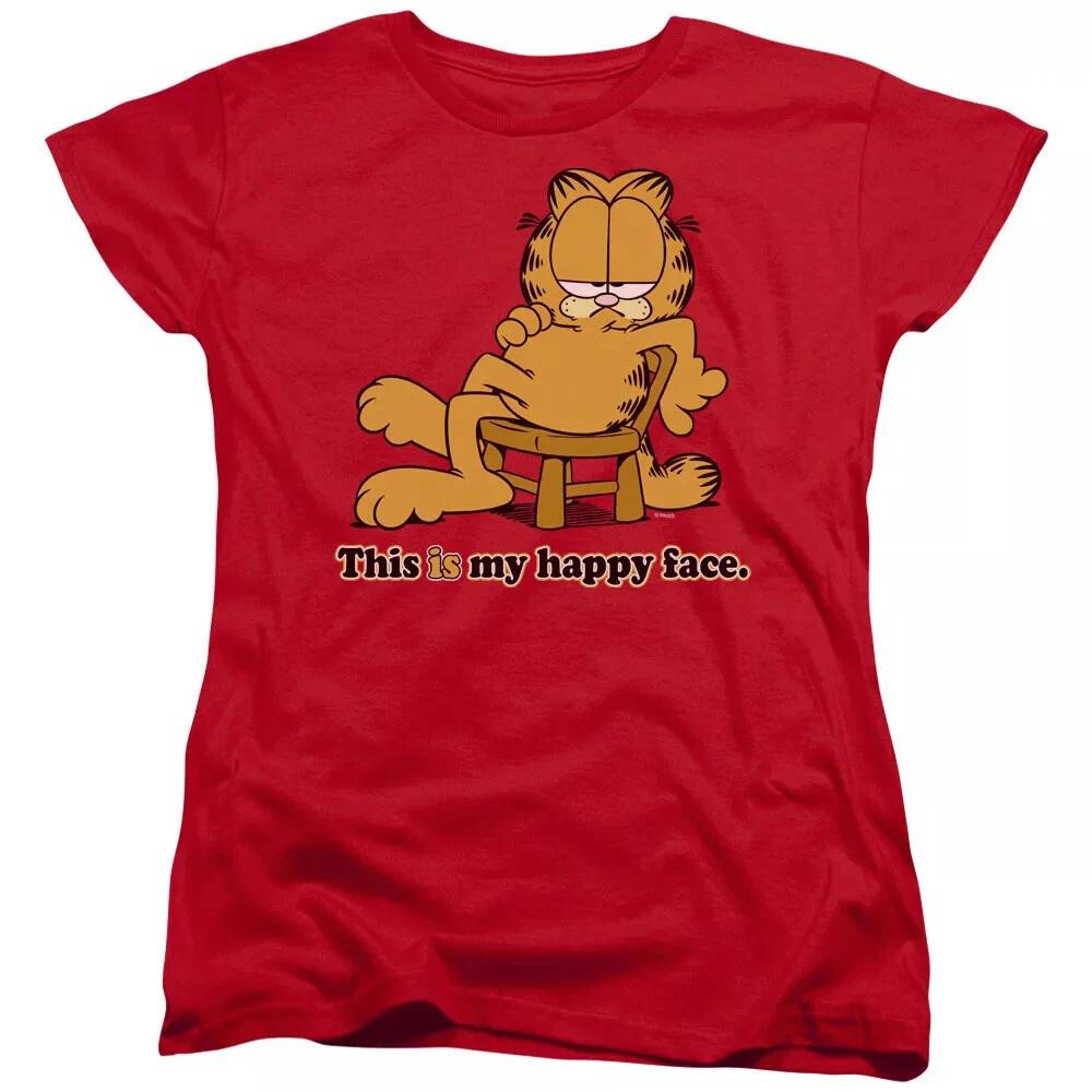 Garfield  Happy Face  Women s T-Shirt S