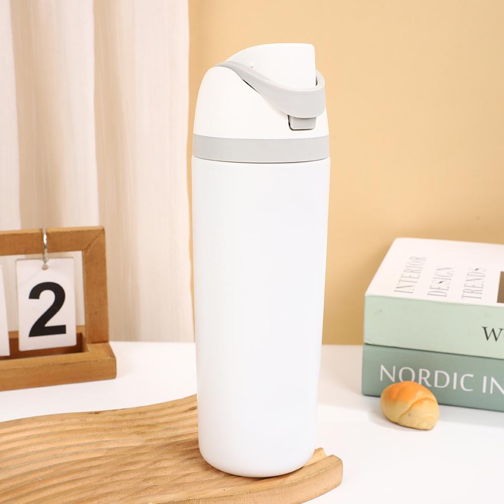 316 Stainless Steel Insulated Sports Water Cup with Handle - Customizable Logo