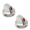 Pack of 2 Practical Cooking Benches Knobs Accessory for Samsungs Electric Ranges Replacement Models NE63T8111SS/AA