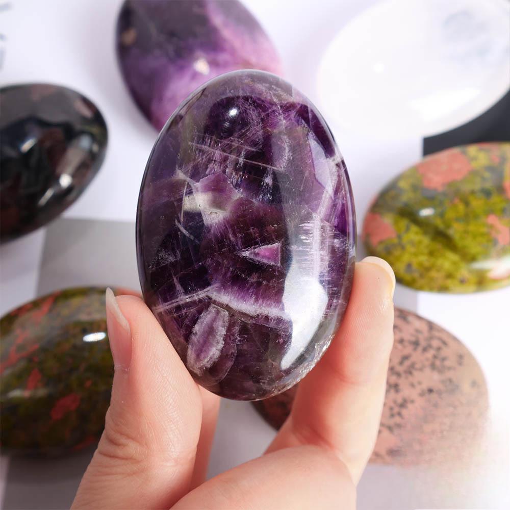 Natural Crystal Hot Massage Stone Indoor Decoration