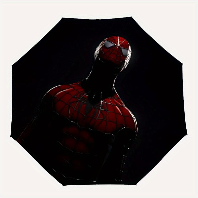 

1pc Spider-Man Automatic Open/close Folding Umbrella, Compact Portable Travel Umbrella, Perfect Gift for FriendsCute Umbrella yy250812008