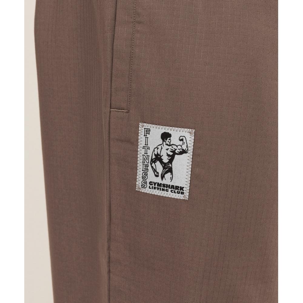 Gymshark Pantalones de Bombero Marrón Suave A6a3r Nbzv