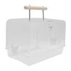 Hamster Carrier Cage Portable Small Animals Carry Travel Case Clear Acrylic Multifunctional Pet