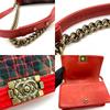 Used CHANEL Boy chanelShoulder Bag Velor Women