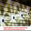 2 Pack Solar LED Wall Lights Outdoor Wall Lights Induction Switch 9