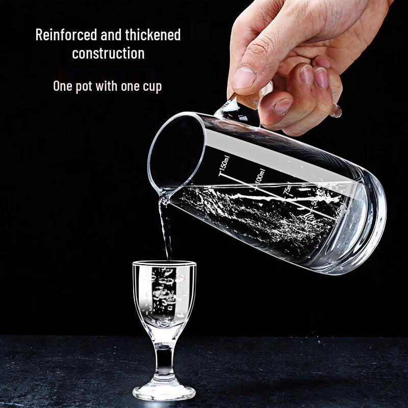 Versatile Graduated Drink Dispenser & Decanter Set