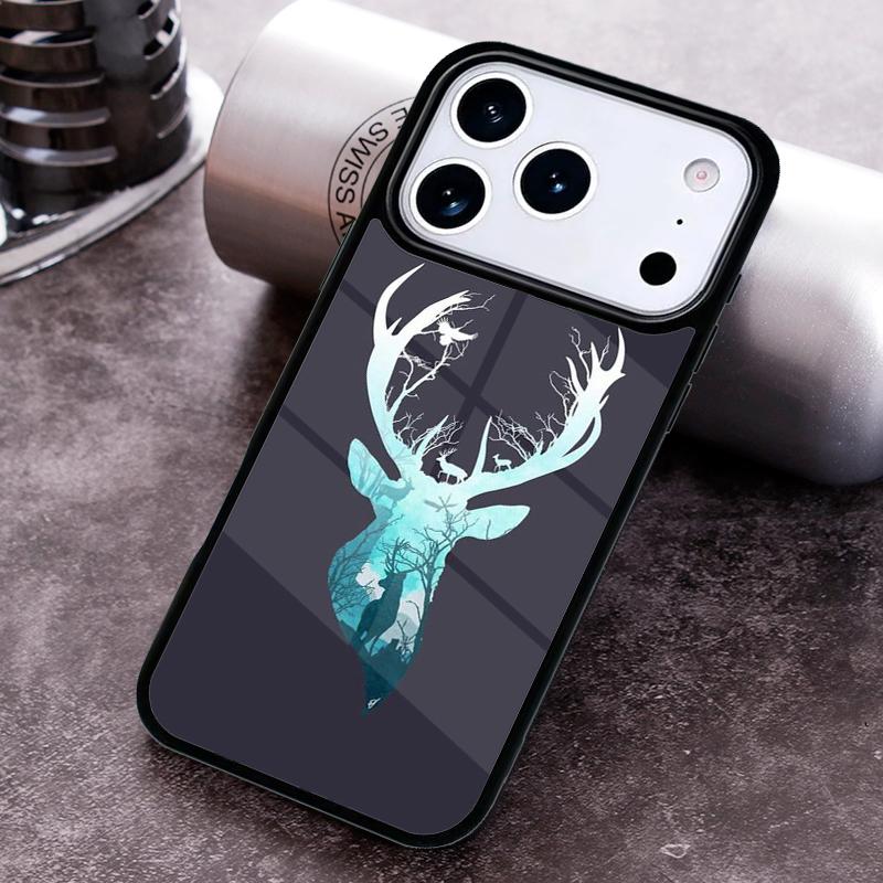 Stag Male Reindeer Nature Phone Case For iPhone 17,16e,15,14,13,12,11,Mini,Pro,MAX soft Silicone Cover