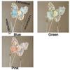 Long Handled Chinese Style Fan Handmade Dance Fan Ancient Flower Fan  Artistic Performance