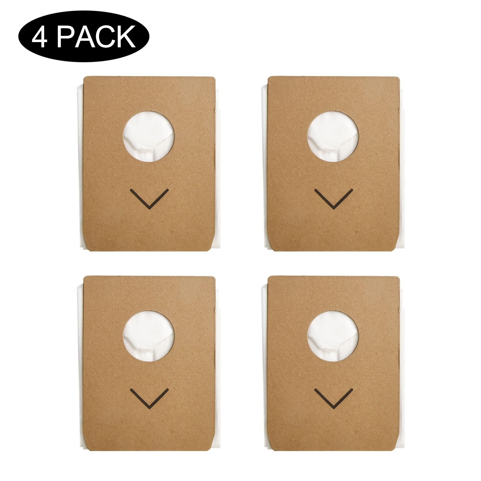 4 Pack 3L Dust Bags Compatible with For Eureka Stylus For Elite NEC490BL 4 PACK