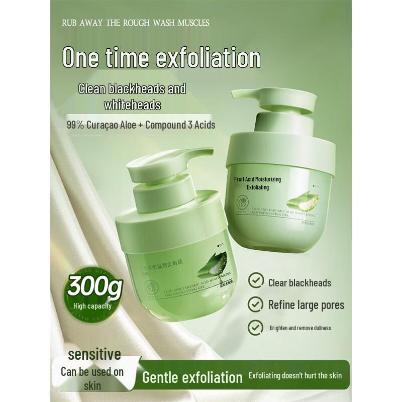 RUYI Отшелушивающий гель с фруктовыми кислотами и алоэ вера