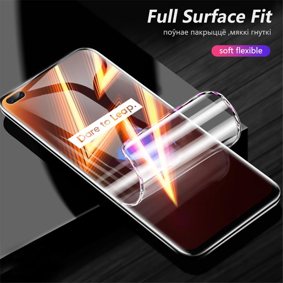 Soft Full Cover Hydrogel Film Realme 5 5i 6i 6 7 8 Pro 7i 8i 9i C1 C2 C3 C11 C20 C21 C21Y C25 C25S C25Y C35 Narzo 20 30A Screen Protector Not Glass