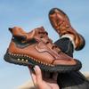 Mode Mode Herren Outdoor Stiefeletten Luxusmarke Wandern Low Top Schuhe Rutschfest Herren Winter Wanderstiefel Herren Casual High Top Stiefel