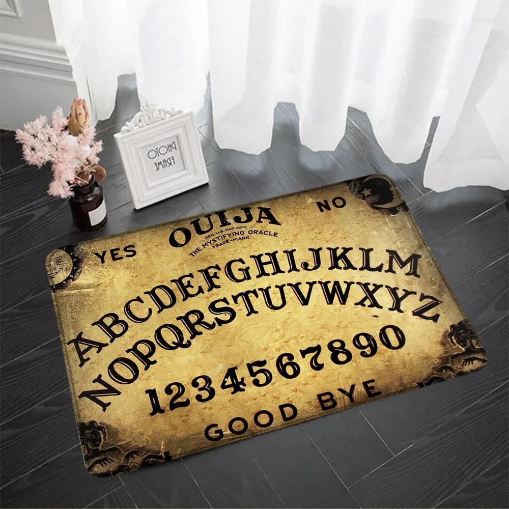 Non Slip Bedrooom Kitchen Carpet Ouija Boards Doormat House Entrance Mat Floor Mats Super Absorbent Bathroom Rug Balcony Rugs