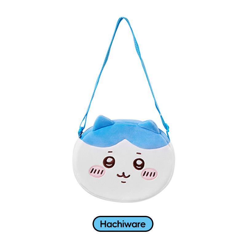 Market-6 Japanse Animejiyi Crossbody Tas Hachiware Konijn Schattige Schoudertas Zachte Messenger Bag voor Dagelijks Gebruik Cadeau voor Fans Snelle Levering white