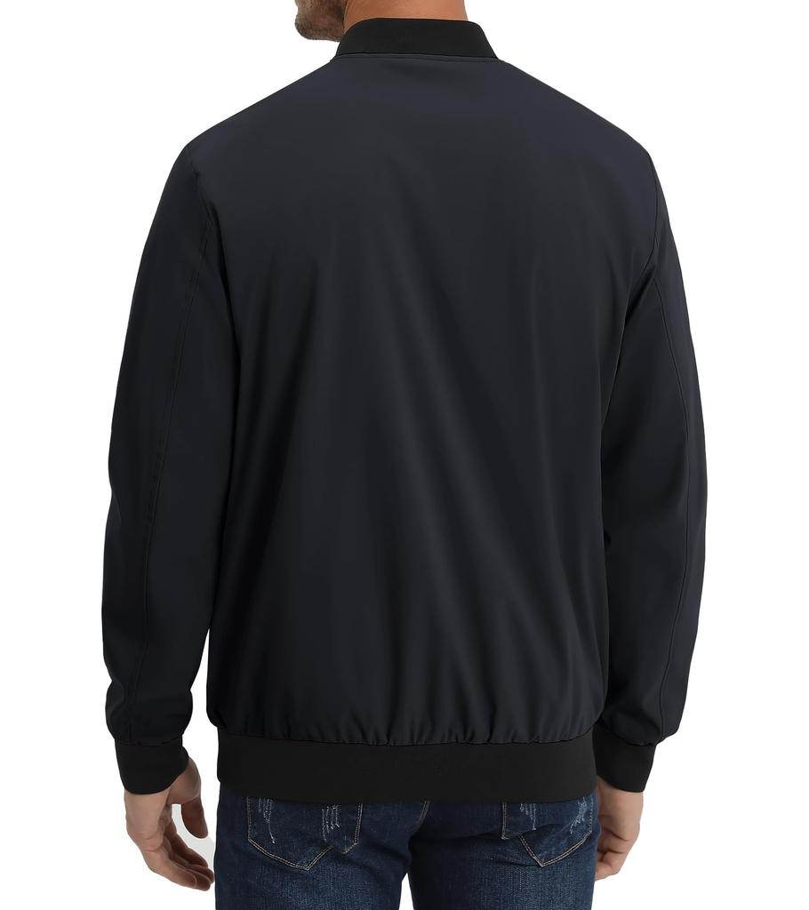 KEFITEVD Lightweight Windproof Stadium Autumn Swing Casual Cold Weather Military Size XL Men's Jacket, Outerwear, Blouson, Wear, Top, Jumper,