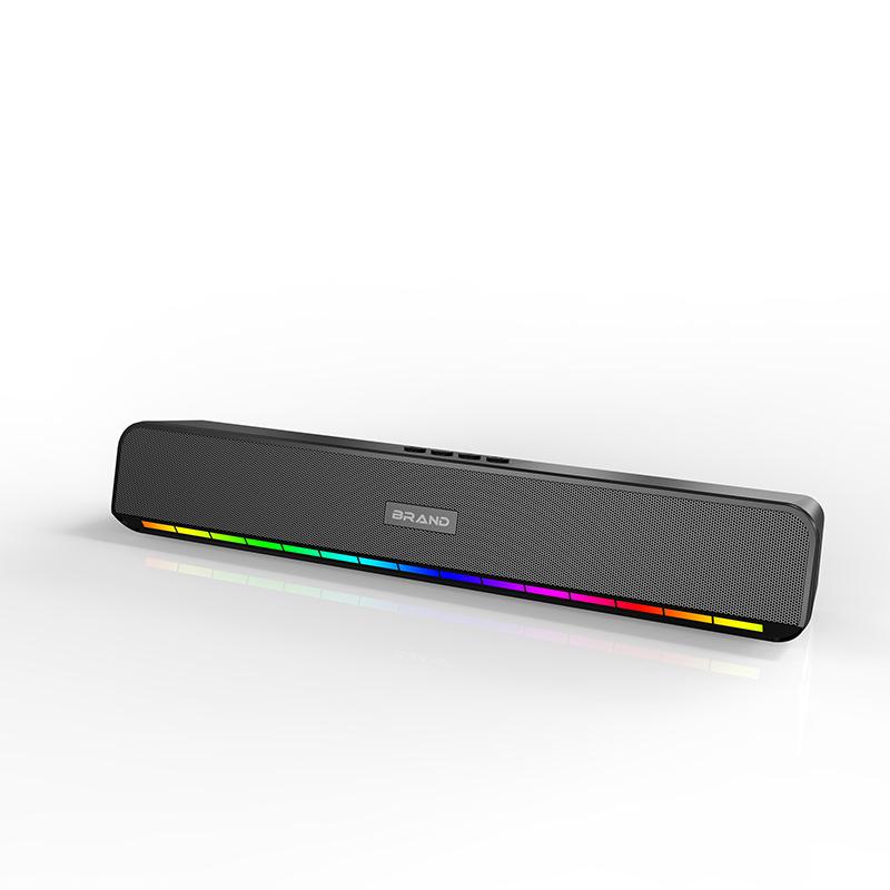 Wireless Bluetooth Soundbar with Heavy Bass & RGB Lighting