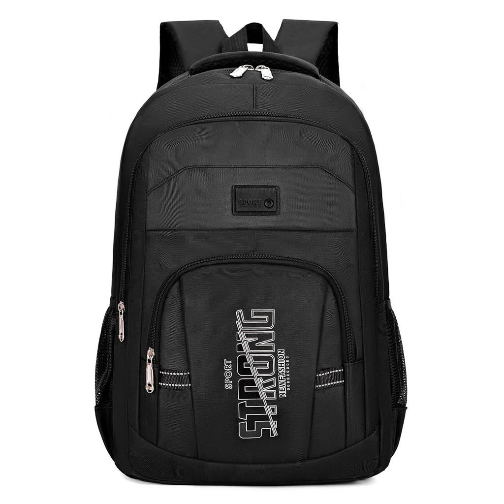 Unisex Casual Letter Laptop Backpack Business Bag For Travel And Daily Commutes