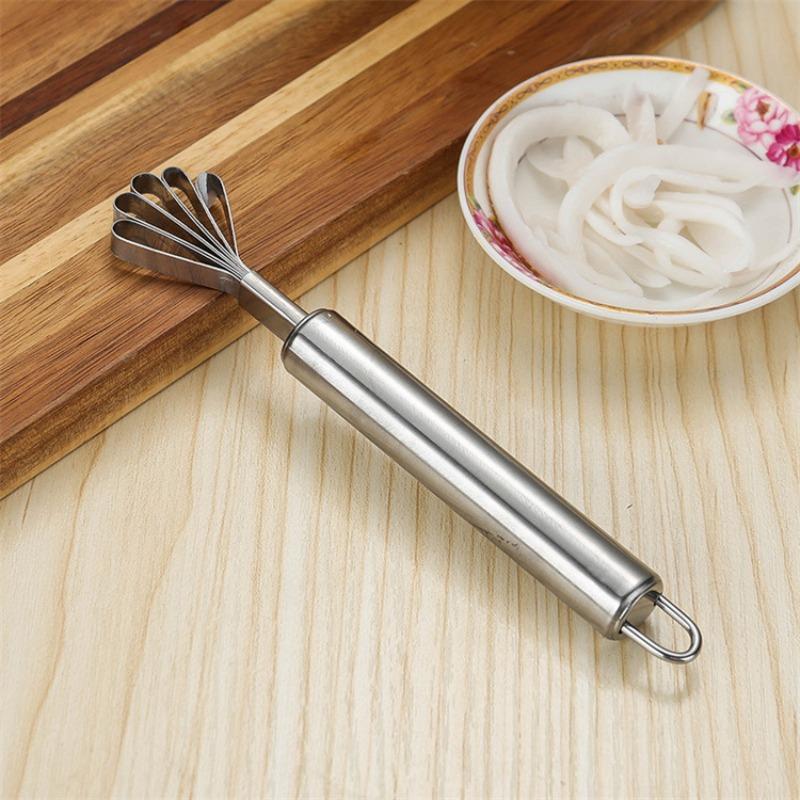 Stainless Steel Coconut Meat Planer Multifunctional Coconut Planer Knife Fish Scale Planer Fruit Meat Digger Meat Remover