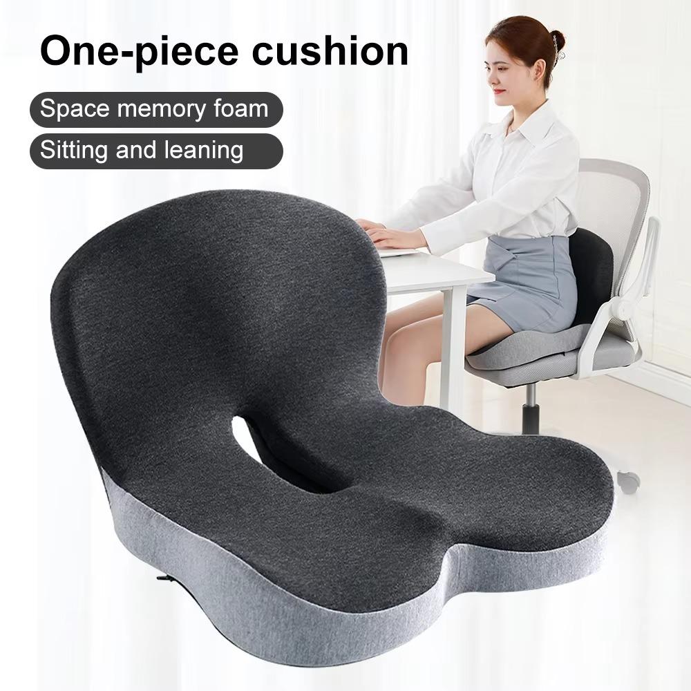 Breathable Memory Foam Backrest Cushion Non-Slip Driving Comfort Cushion  Truck Driver