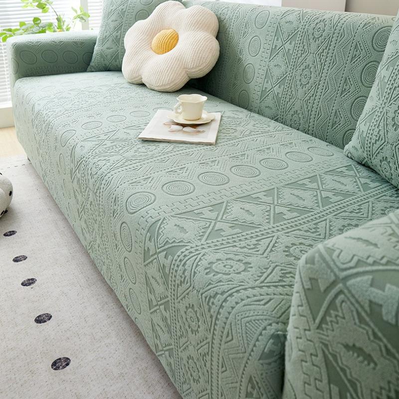 Plush non-slip sofa cover protective cover integrated all-inclusive anti-cat scratch sofa cover