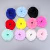 Fashion Women and Girls Hair Bobbles Faux Rabbit Fur Pom Pom Hair Tie Ponytail Holders Elastic  Hair Bands Fur Hair Scrunchies