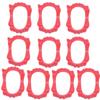 10 Pcs/set Glow Halloween Fake Teeth Plastic Zombie Fake Teeth Funny Luminous Dentures  Unisex