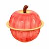 Creative Ceramic Saucepan with Lid Cute Food Fruit Bowl BPA Free Dessert Soup Bowl  Tableware