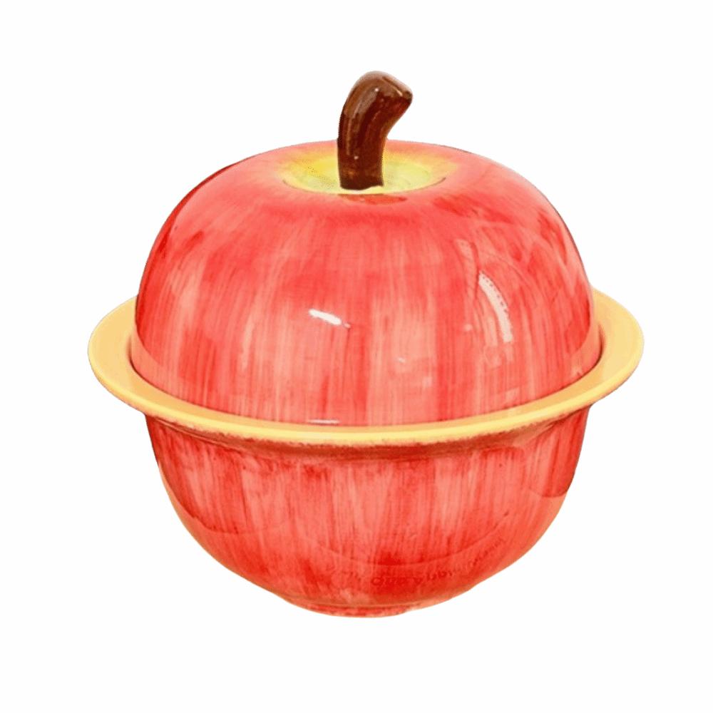 Creative Ceramic Saucepan with Lid Cute Food Fruit Bowl BPA Free Dessert Soup Bowl Tableware