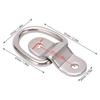Set of 10 D-Ring Tie Downs, KIMISS Iron Tie Down Anchors Multi-functional High Strength