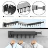 Wall Mounted Retractable Foldable Space Aluminum Drying Rack Clothing Rack Space-saving Helper Comforter Sheet Drying Racks for Home