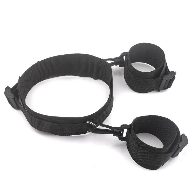 BDSM Adult Sex Toys Female Bondage Restraint Nylon Handcuffs Nape Collar Game Props Couple Flirting Sex Toy Products Adulr