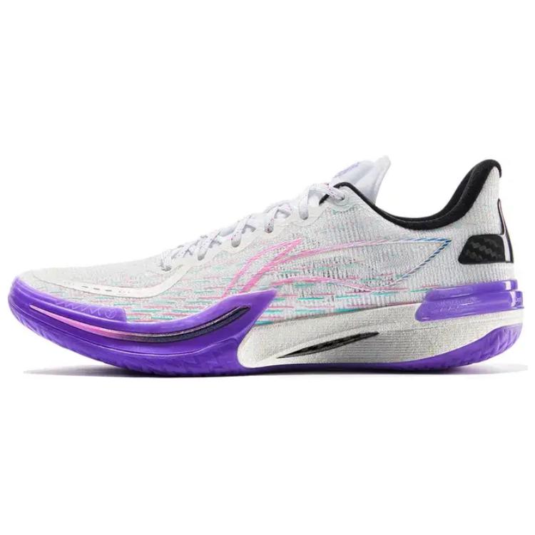 

Li-Ning Кроссовки мужские Gamma 1 Meteor Shower белые фиолетовые ABAU039-13 41