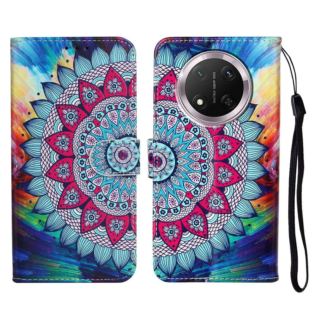 Phone Case For Honor X9c 5G/Magic7 Lite 5G/X60 Pro 5G Pattern Leather Wallet Cover